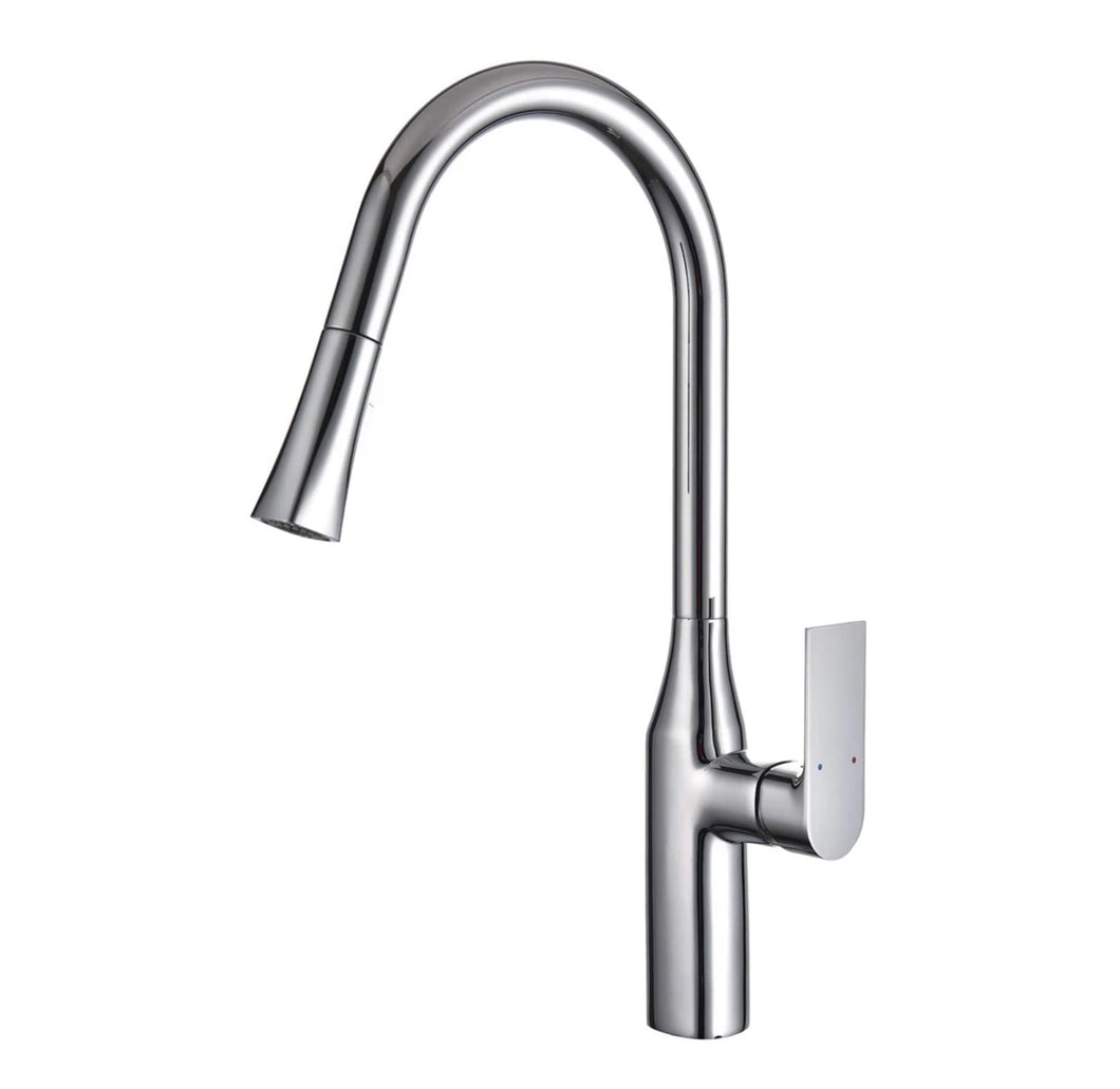 TIMELYSS PULL-DOWN DUAL SPRAY KITCHEN FAUCET