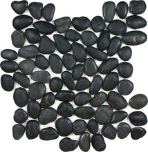 Load image into Gallery viewer, Zen Pebble Mosaics - Tahitian Black