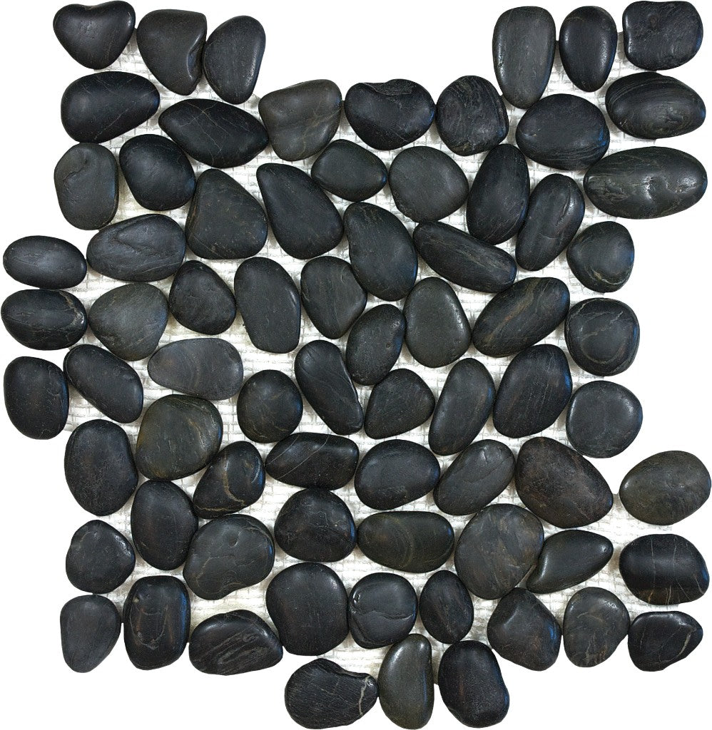 Zen Pebble Mosaics - Tahitian Black