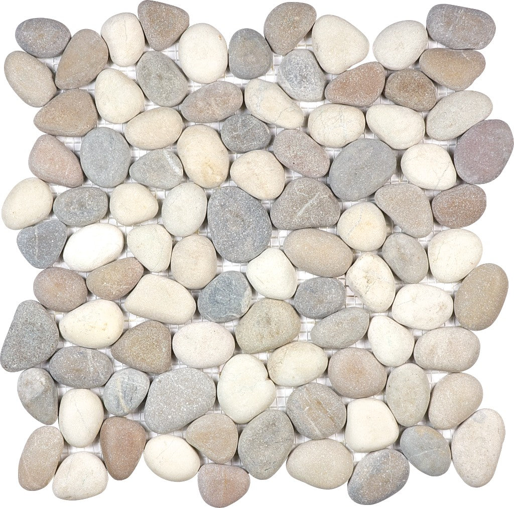 Zen Pebble Mosaics - Harmony Warm Blend