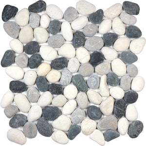 Zen Pebble Mosaics - Tranquil Cool Blend