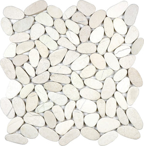 Zen Pebble Mosaics - Serenity Ivory