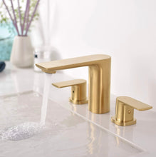 Load image into Gallery viewer, TIMELYSS THREE HOLES WIDESPREAD BATHROOM FAUCET
